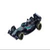 Carrera GO Slot Car 2006283  Mercedes-AMG F1 W14 E Performance G. Russell, No.63 (2025) 1:43 Scale Analog Vehicle view 2