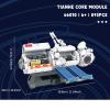 ACAGALA City Space Station Building Set with Astronaut Minifigures 895 Pieces Kids STEM Projects Science Building Block Toys view 4