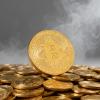 6PCS Gold Plated Bitcoin Coins Physical BTC Cryptocurrency Collectible, 40mm Commemorative Souvenir Coins with Clear Protective Case, Gifts for Crypto Enthusiasts & Coin Collectors view 2