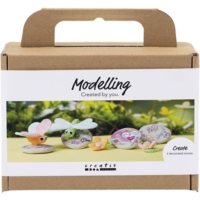 Creativ Company Modelling Clay Set - Creative Craft Set with Dragonfly and Insects