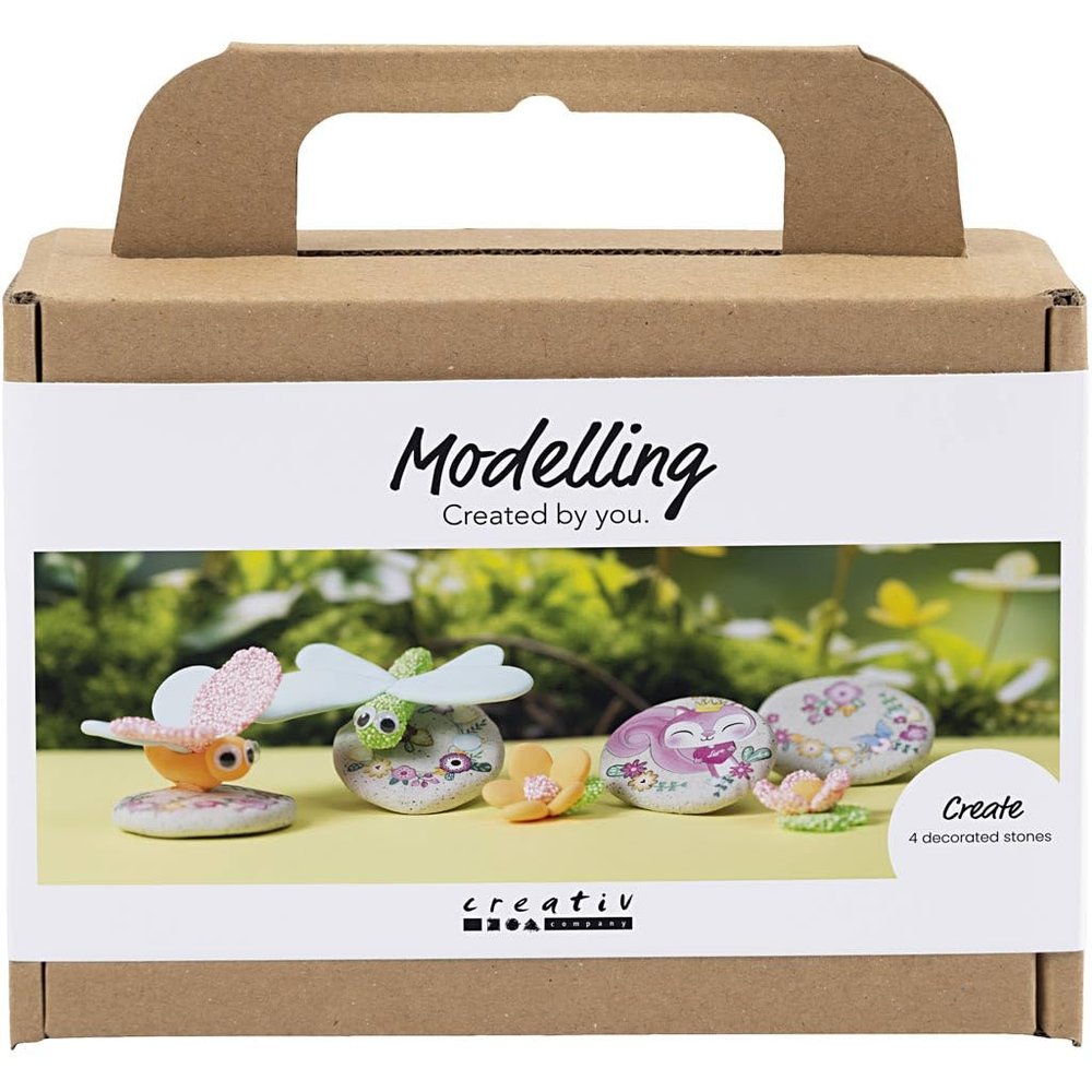 Creativ Company Modelling Clay Set - Creative Craft Set with Dragonfly and Insects