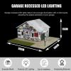 1/64 Diorama, Display with LED Lights, Diorama Garage for Alloy Sport Car Model Toy with LED Lights, Compatible with Hot Wheels Display Case, 1/64 Scale Buildings, American-Style Factory Model view 4
