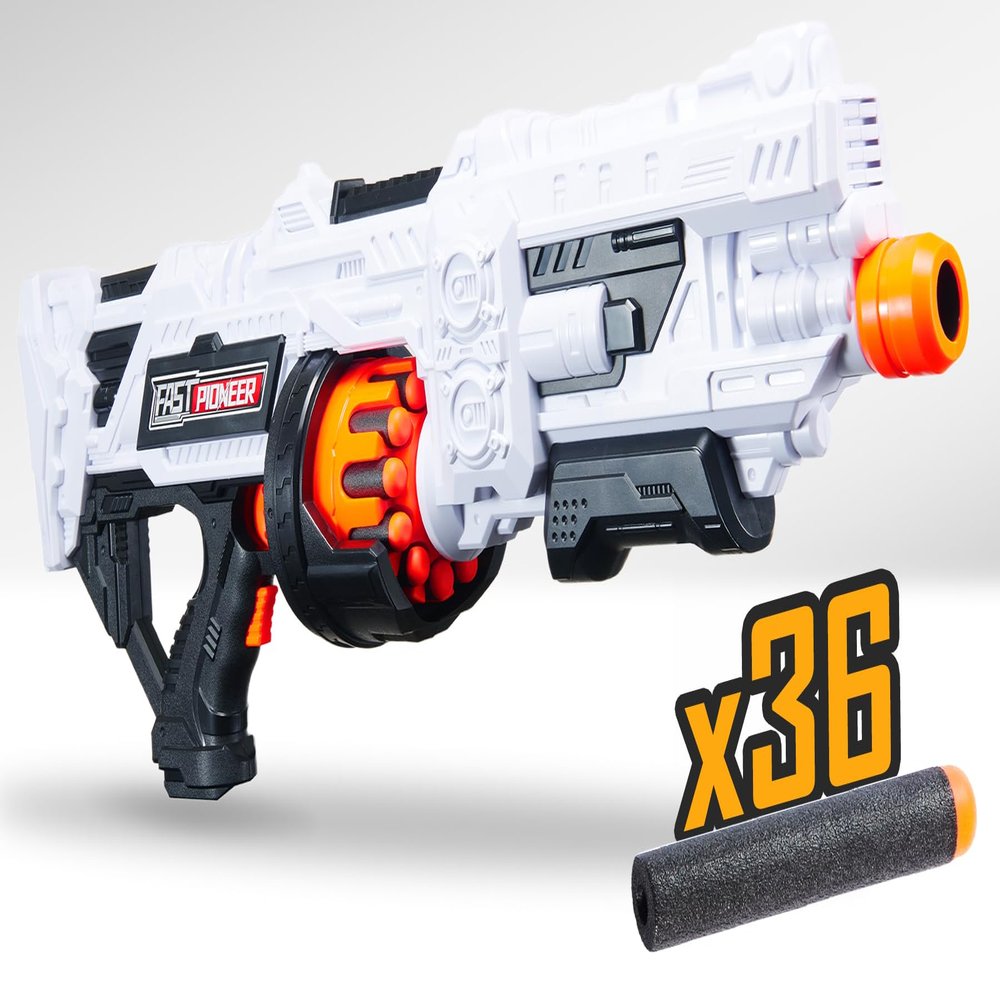 Electric Automatic Toy Fast Turbo Electric Dart Blaster with 48 Foam Darts, Rotating Drum, Toys Guns for Birthday Xmas Gifts for 16+ Youth