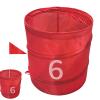 Backyard Golf Game Bucket | Foldable Golf Chipping Game Storage Bucket,Portable Organizer Ball Sport Equipment for Lawn Park Beach Courtyard Green view 1