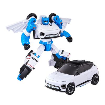 New TOBOT, Smart TOBOT W, Youngtoys Transforming Collectible Vehicle to Robot, Heroes Animation Character Toys for Kids 4 and up Transform Toys Cars, Medium Size 6-inch