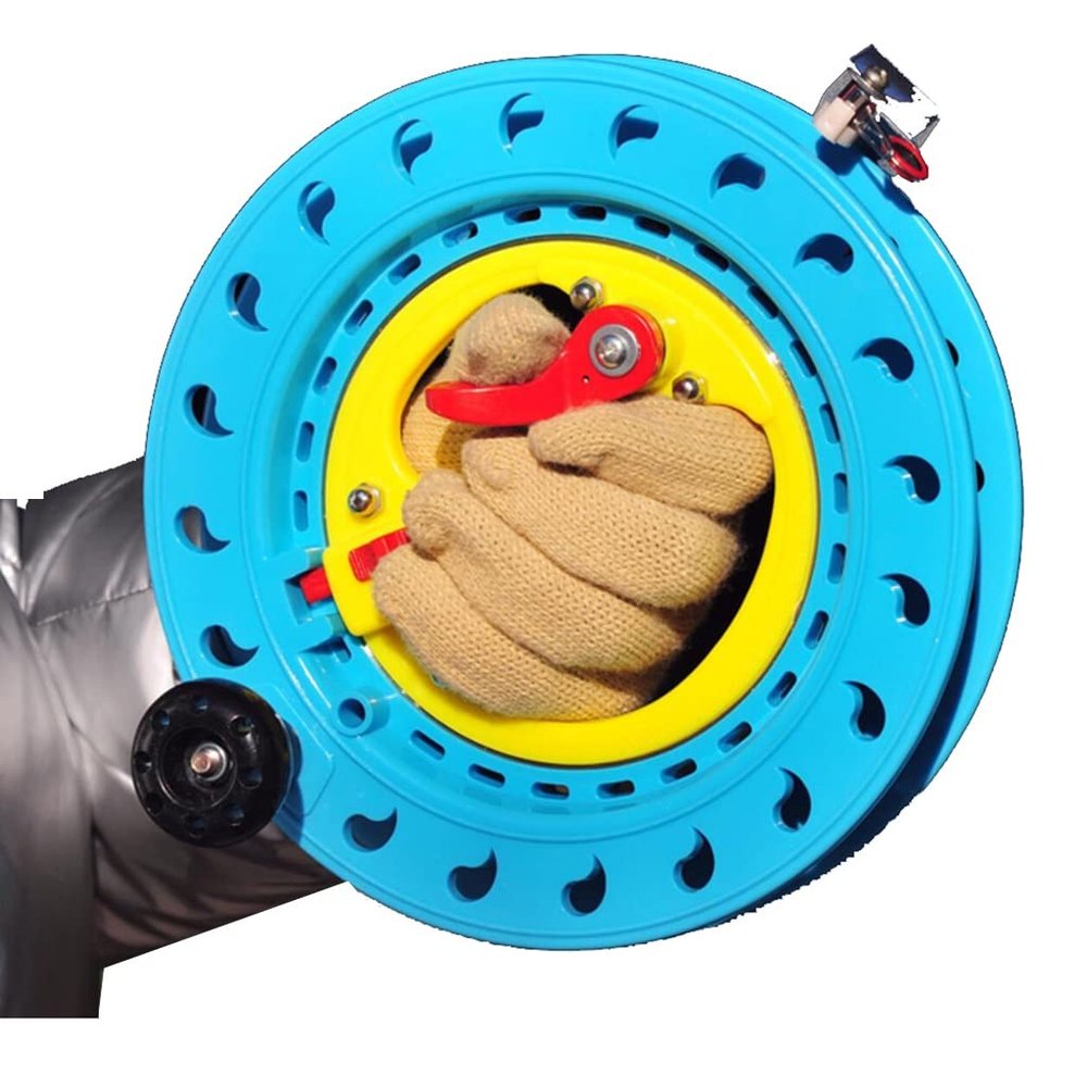 7.8 Inch Professional Outdoor Kite Line Winder Reel Handle Wheel with Flying,Easy-to-Use String Spool for Kids & Adults, Durable Accessories