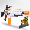 Fast Sniper Electric Dart Blaster with 48 Foam Darts, Soft Toys Guns view 1