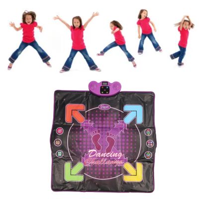 VBESTLIFE Electronic Dance Pad with AUX Input & Microphone, Interactive Dance Mat Toy with 4 Gaming Modes, Non Slip Surfaces for Boys Girls Ages 3 to 12