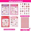 ceiba tree Valentines Day Bingo Cards 24 Players for Kids Adults School Classroom Gifts Fun Party Supplies Favors Games Family Large Group Activities view 2