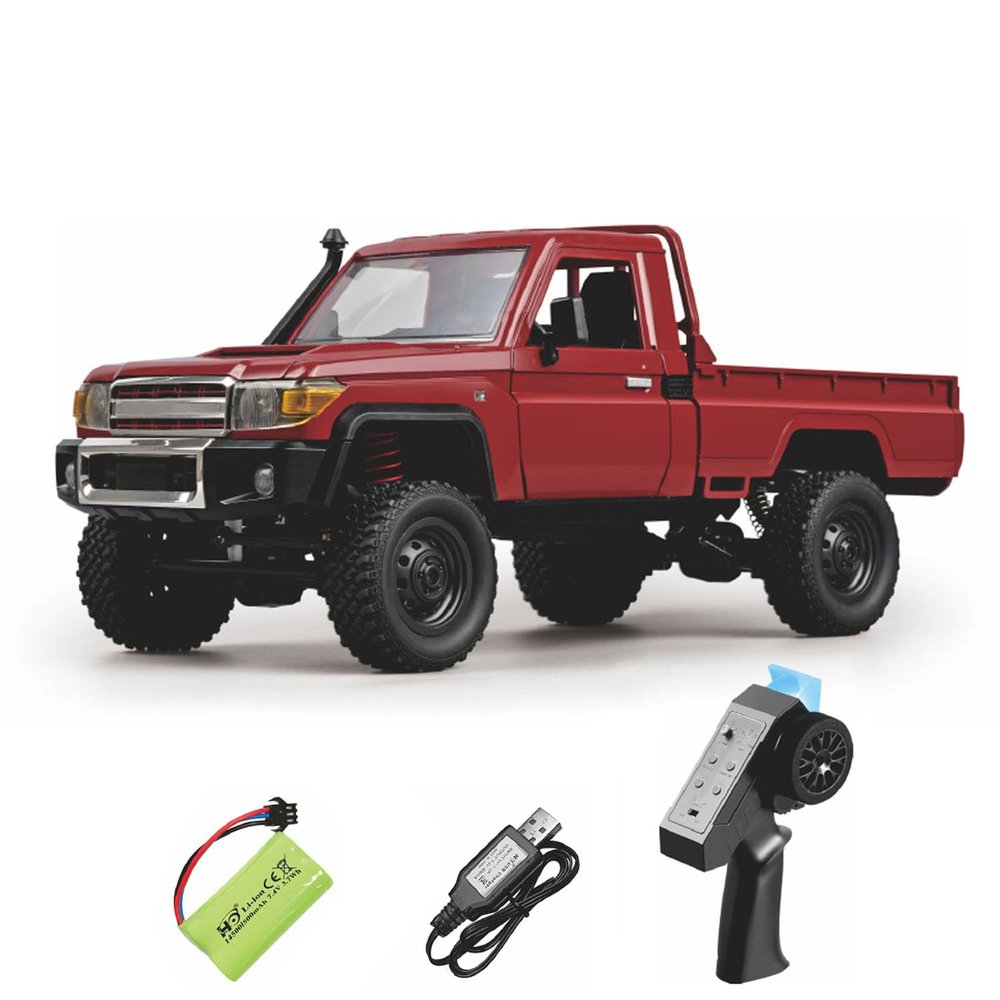 TOUCAN RC HOBBY 1/12 MN-82 Remote Control Off Road Vehicle RC Model Crawler 4x4 Electric Car 1.6Inches Ground Clearance Openable Tailboard for Ages 14+