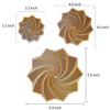 3D Expanded Sensory Fidget Star with Handle,Stress-Relief for Adults,Multi-Color Entertainment Pack for Mesmerizing Fun (Gold-Sliver, Large) view 4