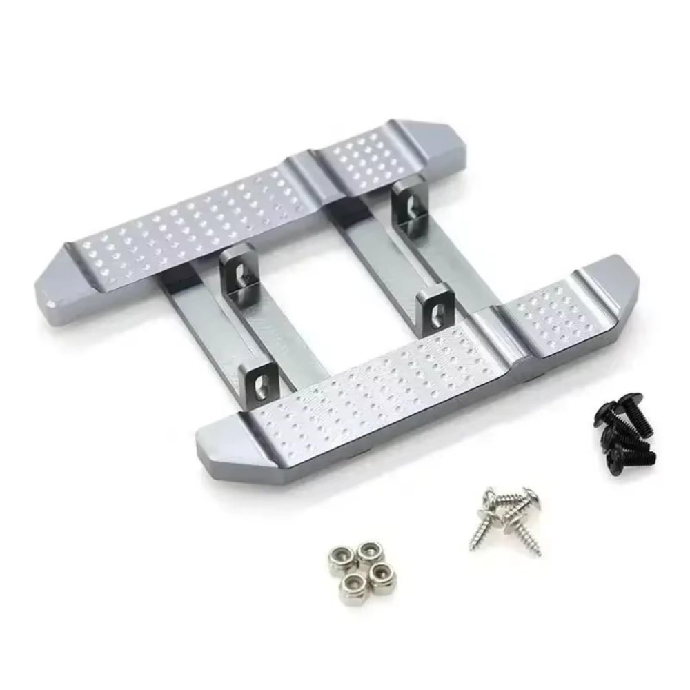 Parts For MN D90 D91 D99S MN90 For MN99S 1/12 Metal Pedal Side Plate Slider RC Car Upgrade Parts Accessories(Light Grey)