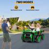 24V Kids Ride on Dump Truck with Electric Dump Bed, 2-Seater Electric Truck Car w/Remote Control, Shovel, Double Doors, 3 Speeds, Music, Horn, LED Lights for Kids-Green view 2