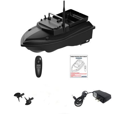 BICRKTOMXY V050 Smart GPS RC Fishing Bait Boat for Pools&Lakes, 12000mAh 500m 2KG Large Capacity Single-Hopper RC Boat with Led Lights and Dual Power, Gifts for Adults