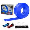 Flexible Race Track for Easter Kids 15 FtMonster Truck Tracks Track with 4 Die-Cast Cars & 8 Suction CupsFlex Track Compatible with Hot Wheels & 1:64 CarsPortable Rolls Up Race Tracks  3+ (Blue) view 1