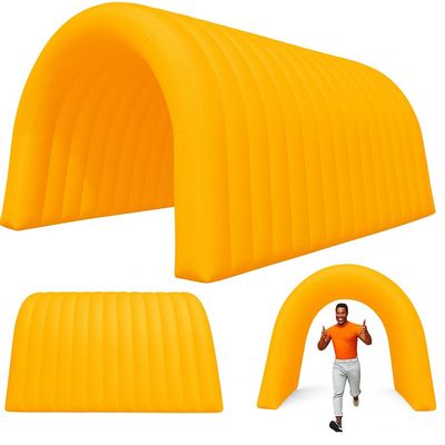 16.5x10x10FT Orange Quick Setup Inflatable Tunnel Arch - for Sports Games, Trade Shows & Promotions (Blower Included)