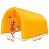 16.5x10x10FT Orange Quick Setup Inflatable Tunnel Arch - for Sports Games, Trade Shows & Promotions (Blower Included) view 4