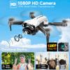 1080P Mini Drone with Camera, Drone for Beginners with Light, WiFi Transmission, One Key Start, Gestures Selfie, Waypoint Fly, 3D Flip, Headless Mode and App Control view 2