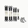 Rc Upgrade Parts For Wltoys 144001 144002 144010 124016 124017 124018 19 7Pcs Front Rear Tie Rod Linkage Servo Link Rod Set RC Car Spare Parts(B) view 1