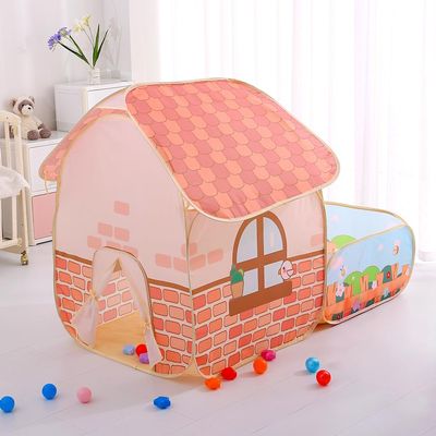 Tamiplay Pop Up Play Tents for Toddlers 1-3, Foldable Waterproof Play Tent, Indoor & Outdoor Baby Tent, Kids Play House with Ball Pit for Toddlers, Portable Kids Playhouse(Carry Bag, Garden-Theme)