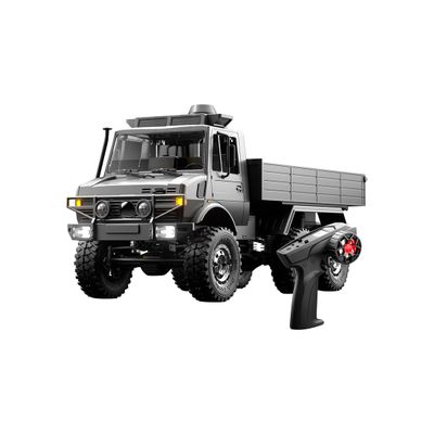 1/18 RC Truck, 2.4G Full-Proportional 6WD Pickup RC Off-Road Car All-Terrain RC Rock Crawler, 15KM/H Remote Control Transport Truck Vehicle Model Gift for Adults -RTR
