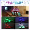 ATHLERIA Gold Flying Orb Ball with Wand,Hand Controlled Mini Drone Helicopter Hover Boomerang with 360 Rotating and RGB Lights - Cosmic Globe Spinning Interactive Toys Indoor Outdoor view 3
