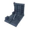 JWQFBC Interlocking Display Base Model Display Stand Builders Part Transforming Robot Rack, HG RG Model Stand view 1