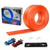 Gearvibe Flexible Race Track for Kids 15 FtMonster Truck Tracks Track with 4 Die-Cast Cars &8 Suction CupsFlex Track Compatible with Hot Wheels & 1:64 CarsPortable Rolls Up Race Tracks 3+ (Orange) view 1