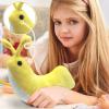 10.63 Inch Banana Slug Plush, Stuffed Figure Throw Pillows for Home Decor for Game Fans view 3