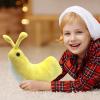10.63 Inch Banana Slug Plush, Stuffed Figure Throw Pillows for Home Decor for Game Fans view 4
