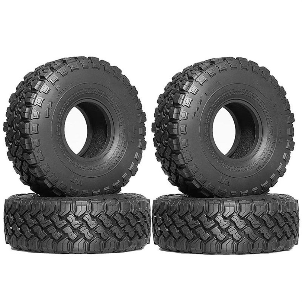 Rc Car Wheel Rim Tire for Axial SCX10 for Pro for Capra for Traxs TRX4 D90 for Redcat 1/10 RC Crawler Car 4PCS 116Mm 1.9 Inch Rubber Tire Wheel Tyre