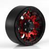 Rc Car Wheel Rim Tire for Axial for SCX10 90046 AXI03007 TRX4 VS4-10 Redcat 8 4Pcs CNC Aluminum Alloy 1.9 Beadlock Wheel Rim for 1/10 RC Crawler Car(Red) view 4
