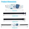 3 Pcs Baby Head Support for Car Seat Stroller Seat Neck Relief Head Band Straps Headrest for Toddler Kids Children Child Baby Infant Sleeping Traveling(White and Grey) view 4