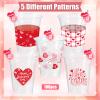 100Pcs Valentine's Day Party Decoration Cups, 12oz Pink Red Valentine's Day Heart Disposable Clear Plastic Cup for Valentines Day Birthday Wedding Drinkware Beverage Drinks Party Decor Supplies view 4