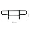 AQWBTYD Rc Car Bumper Compatible with LDRC LD-P06 for Unimog 1/12 RC Truck Car Upgrades Parts Accessories Metal Front Bumper view 4