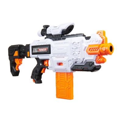 Electric Automatic Toy with Scope Fast Bang Fusion Cutter Electric Dart Blaster with 24 Foam Darts, Toys Guns Youth Adult, Birthday Xmas Gifts for 14+ / Adults 18+
