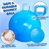 Hopper Ball for Kids Adults & Teens, 28 Inch Clouds Bouncy Ball with Handle, Sit On Hippity Hop Exercise with Air Pump, Jumping Hopping Toys Active Play for Family Activities Indoor Outdoor Fun Races view 4