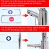 Spring-Loaded Safety Swing Gate, 1-Way Pedestrian Access Door for Driveway, Supermarket, Garden, and Warehouse, Stainless Steel(Leftdoor,70x103cm) view 2