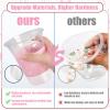 100 Pcs Pink Bow Birthday Decoration Cups,16 oz Coquette Plastic Disposable Drinking Cups for Wedding Birthday Bridal Baby Shower Party Supplies view 4