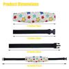 3 Pcs Baby Carseat Head Support Band Neck Relief Headrest Strap for Stroller Car Seat Head Holder for Toddler Kids Children Child Baby Infant(White and Green) view 4