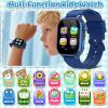 Kids Game Smart Watch 1.54" HD Touch Screen, 30+ Educational Games, Camera, Pedometer, Alarm, MP3 Player, Torch, Auidobook, Learn Card,Time Tools, Parental Control, Wrist Watch for Boys Girls (Blue) view 2