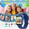 Kids Game Smart Watch 1.54" HD Touch Screen, 30+ Educational Games, Camera, Pedometer, Alarm, MP3 Player, Torch, Auidobook, Learn Card,Time Tools, Parental Control, Wrist Watch for Boys Girls (Blue) view 4
