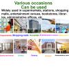 Supermarket Entrance Swing Gate,90 Open 1-Way Swing Entrance Doors Metal Swing Gate Automatic Rebound Swing Gate with Hand Push Design One-Way Door(6097cm)(Right) view 3