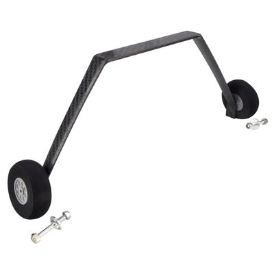 Model Aircraft Carbon Fiber Landing Gear Assembly for Extra 260 Series 30E 50E 70E Carbon Fiber Landing Gear Wheel Bearing Set (50E)