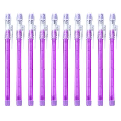 Altriapendragon 10Pcs Stackable Push, Fun Pencils With Eraser Stacking Point Leads Translucent Multiple Point Stackable Pencil Not Sharpening.