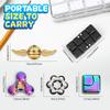 5PCS Fidget Toys Set for Adults, Sensory Pack with Fidget Chain, Infinity Cube, Fidget Spinner Cube, Orb Sphere, Metal Rainbow Spinner, Stress Relief Desk Gadget for Office, Christmas Birthday Gift view 2