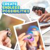 5PCS Fidget Toys Set for Adults, Sensory Pack with Fidget Chain, Infinity Cube, Fidget Spinner Cube, Orb Sphere, Metal Rainbow Spinner, Stress Relief Desk Gadget for Office, Christmas Birthday Gift view 3