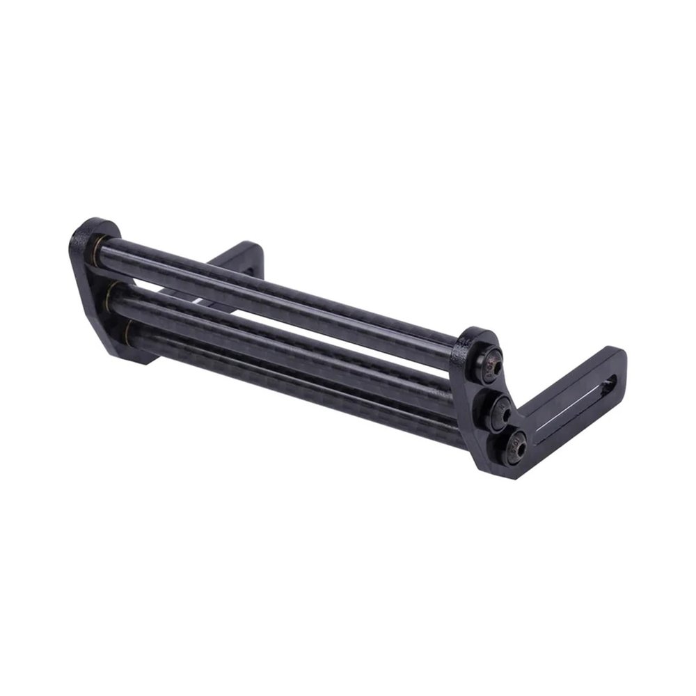Rc Car Bumper Compatible with TRX4 for LCG for SCX10 90046 D90 TF2 CC01 for Capra 1/10 RC Crawler Part Front Bumper Upgrade Parts(Black)