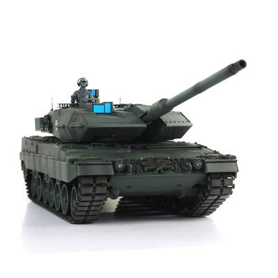TOUCAN RC HOBBY 1/16 Henglong FPV 7.0 Leopard2A6 RTR RC Tank 3889 Metal Tracks Barrel Recoil
