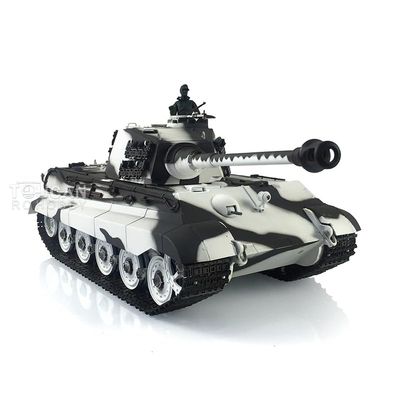 TOUCAN RC HOBBY 1/16 Henglong 7.0 Customized King Tiger RC Tank 3888A Wheels Barrel Recoil Track